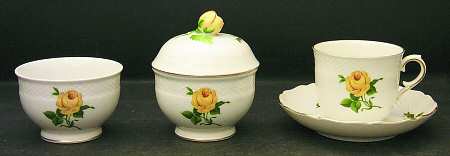 Charlottenburg (Scalloped) Open Sugar Bowl