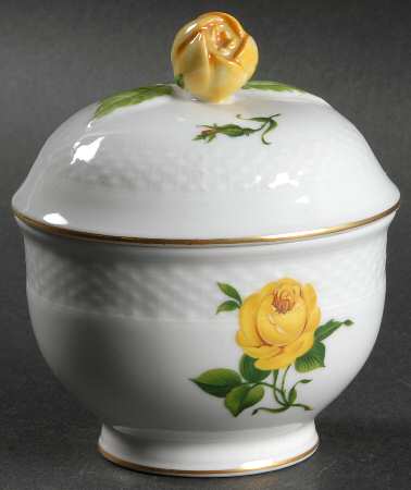 Charlottenburg (Scalloped) Sugar Bowl & Lid