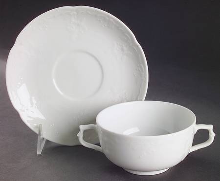 Dubarry Cream Soup Bowl & Saucer Set