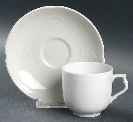 Dubarry Footed Demitasse Cup & Saucer Set