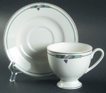 Ibiza Footed Cup & Saucer Set