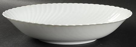 Nicole (Swirl) 11" Oval Vegetable Bowl