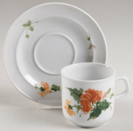 Lauriane Flat Demitasse Cup & Saucer Set by Kaiser