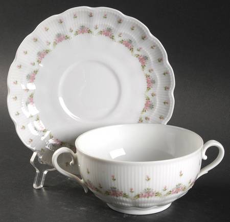 Marseille Cream Soup Bowl & Saucer Set