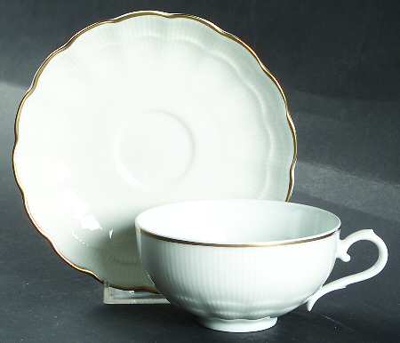 Nizza Flat Cup & Saucer Set