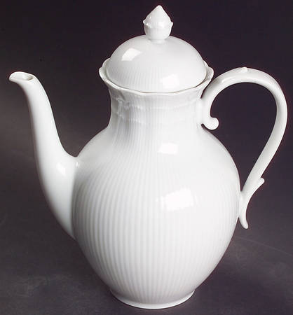Romantica All White Mini Coffee Pot & Lid