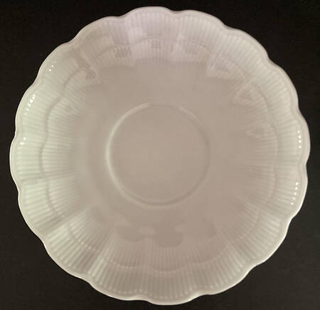 Romantica All White Saucer for Oversized Cup
