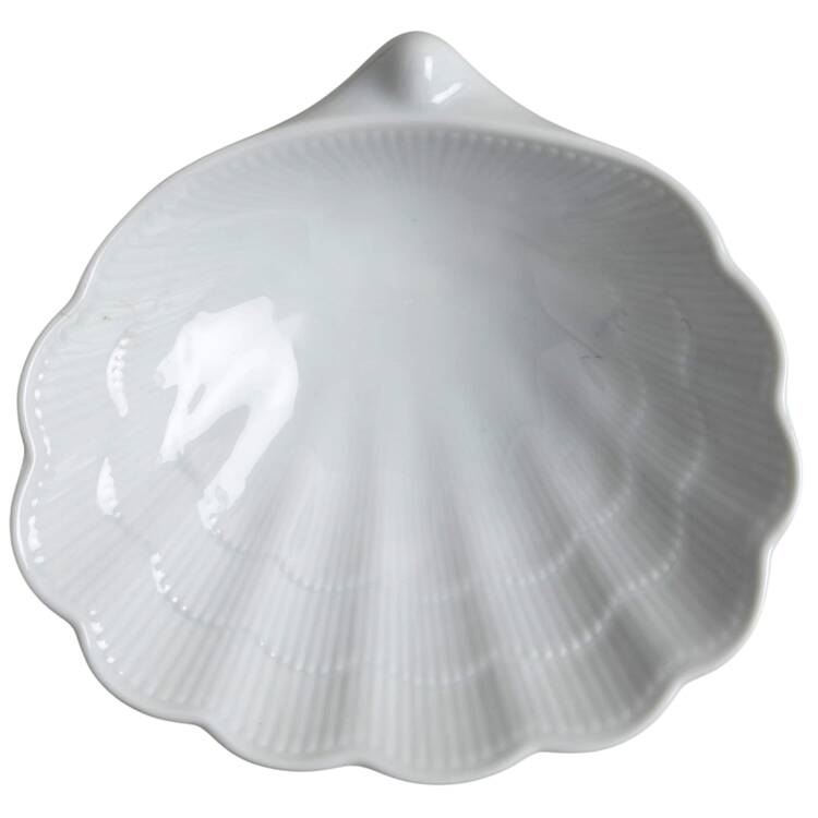 Romantica All White 5" Shell Shaped Dish