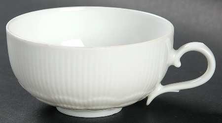 Romantica All White Flat Demitasse Cup