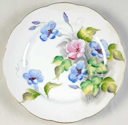Birthday Floral Series Salad Plate
