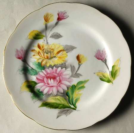 Birthday Floral Series Salad Plate