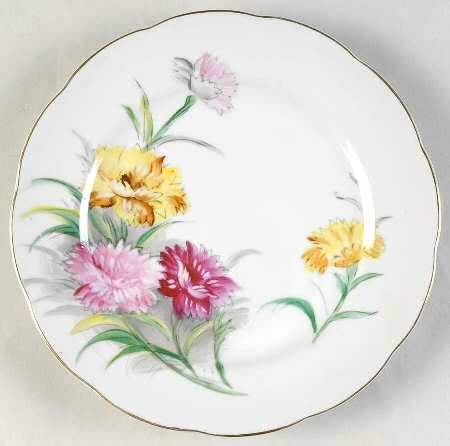 Birthday Floral Series Salad Plate
