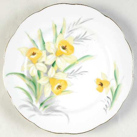 Birthday Floral Series Salad Plate