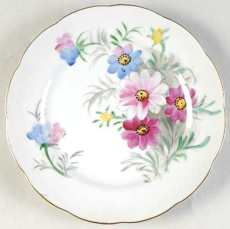 Birthday Floral Series Salad Plate