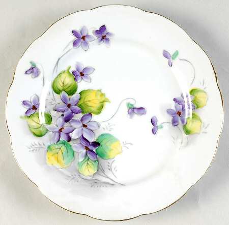 Birthday Floral Series Salad Plate