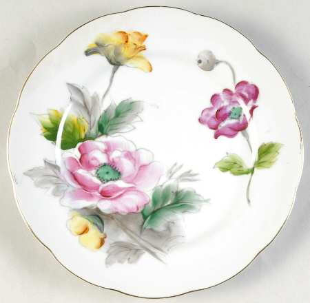 Birthday Floral Series Salad Plate