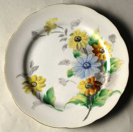 Birthday Floral Series Salad Plate