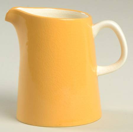 Majolica Orange Creamer