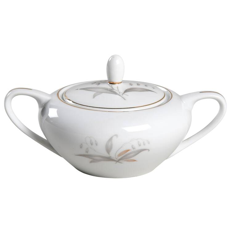 Golden Rhapsody Sugar Bowl & Lid