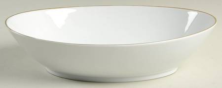 Golden Rhapsody 10" Oval Vegetable Bowl