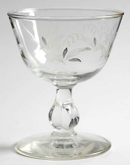 Golden Rhapsody Glassware Sherbet