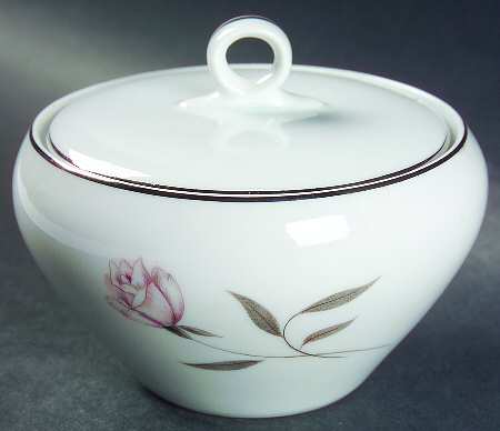 Altar Rose Sugar Bowl & Lid