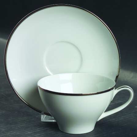 Patrician Flat Cup & Saucer Set