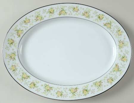 Spring Sonnet 13" Oval Serving Platter