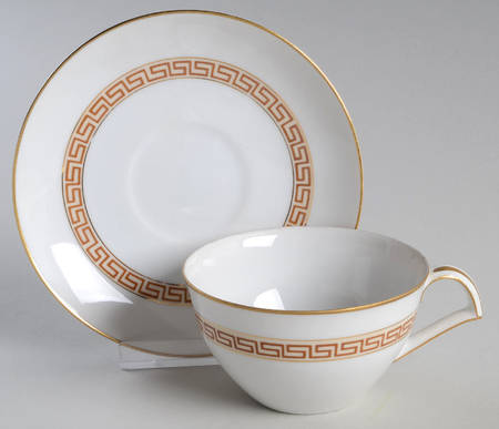 Corinth Flat Cup & Saucer Set