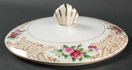 May Rose Lid for Round Vegetable