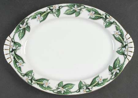 Orange Blossom 13" Oval Serving Platter