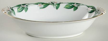Orange Blossom 11" Oval Vegetable Bowl
