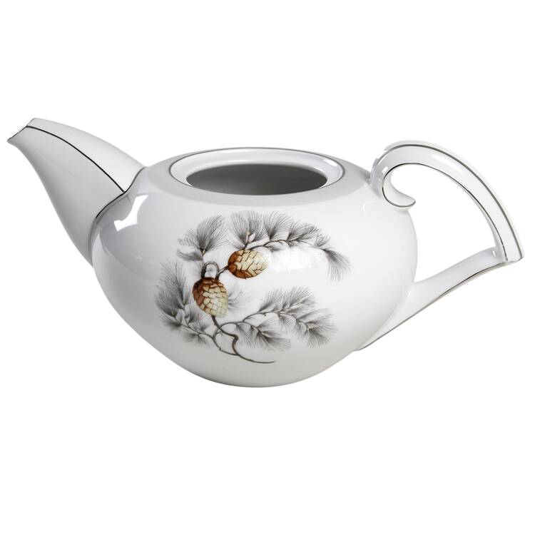 Silver Pine Teapot No Lid