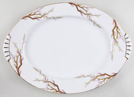 Spring Willow 15" Oval Serving Platter