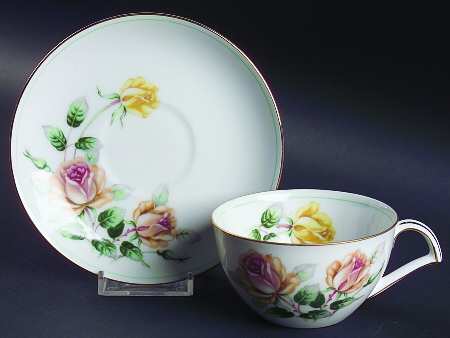 Trio Flat Cup & Saucer Set