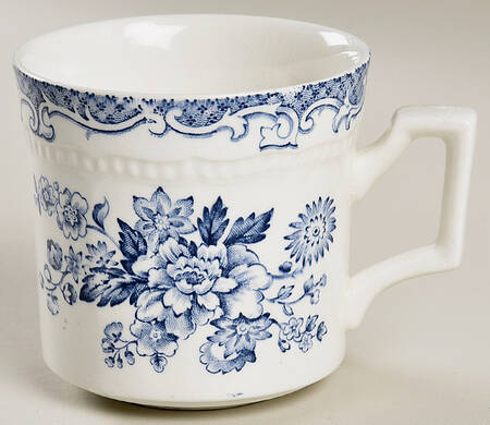 Balmoral Blue Flat Cup