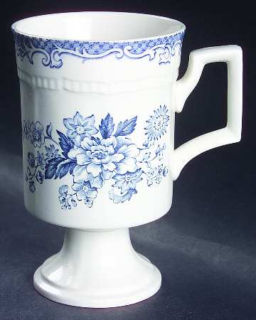 Balmoral Blue Pedestal Mug