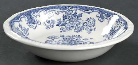 Balmoral Blue Fruit/Dessert (Sauce) Bowl by Kensington Staffords