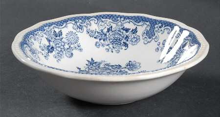 Balmoral Blue Coupe Cereal Bowl by Kensington Staffords