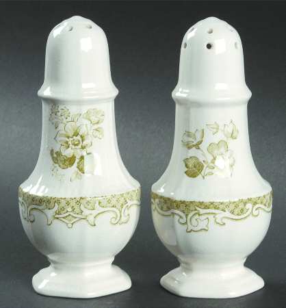 Balmoral Green Salt & Pepper Set by Kensington Staffords