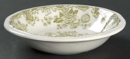 Balmoral Green Fruit/Dessert (Sauce) Bowl
