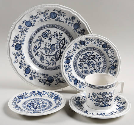 Coventry Blue 5 Piece Place Setting