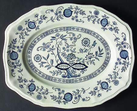 Coventry Blue 12" Oval Serving Platter