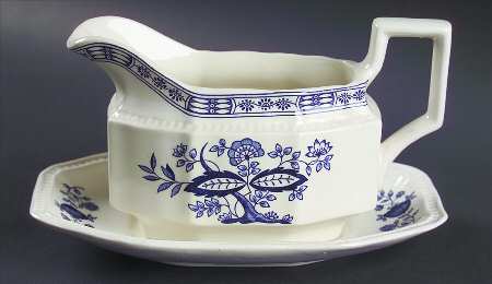 Coventry Blue Gravy Boat & Underplate