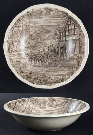 Dickens Coaching Days Coupe Cereal Bowl
