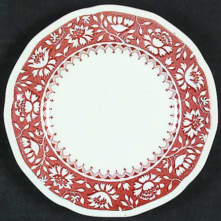 Dundee Brown On White Salad Plate