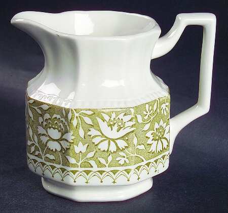 Dundee Green Creamer by Kensington Staffords