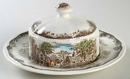Shakespeare's Sonnets Round Covered Butter