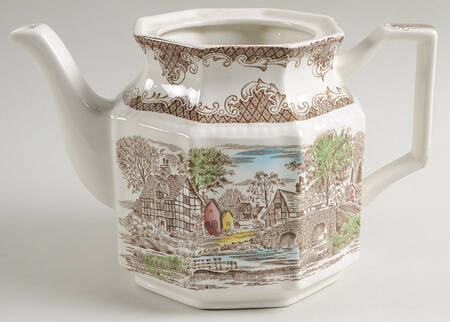 Shakespeare's Sonnets Teapot No Lid
