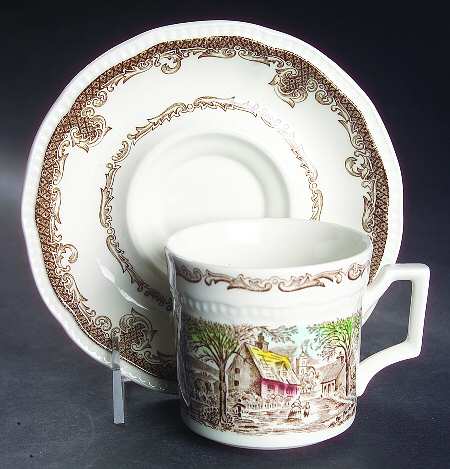 Shakespeare's Sonnets Flat Cup & Saucer Set